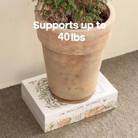 Scandinavian cable management box keeping desk cords organized in a minimalist home office