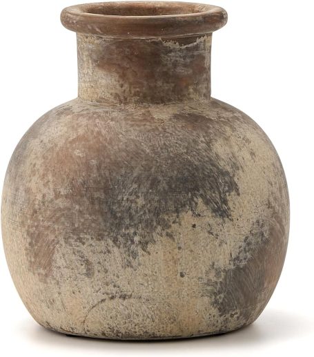 Ceramic-Rustic Wabi sabi, decorative vase